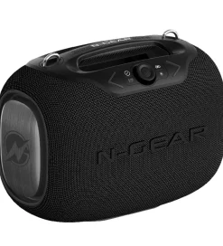 N-Gear Musikinstrumenter>Højtaler med 2 Mikrofoner - Wireless - NRG600 - Sort