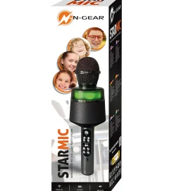 N-Gear Musikinstrumenter>Mikrofon m. Lys - Wireless - Star Mic 100 - Space Grey