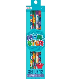 Ooly Tuscher Og Farver>Blyanter - Monster - 12-pak - Multifarvet