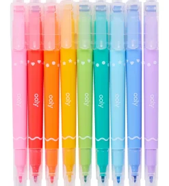 Ooly Tuscher Og Farver>Dobbeltsidede Tuscher - 9 stk - Confetti Stamp