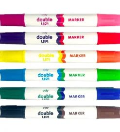 Ooly Tuscher Og Farver>Dobbeltsidede Tuscher - Double Up! - 6 stk