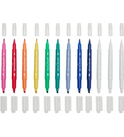 Ooly Tuscher Og Farver>Dobbeltsidede Tuscher - 9 stk. - Stamp-A-Doodle