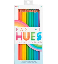 Ooly Tuscher Og Farver>Farveblyanter - Pastel Hues - 12 Stk - Pastel Mix