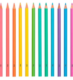 Ooly Tuscher Og Farver>Farveblyanter - Pastel Hues - 12 Stk - Pastel Mix