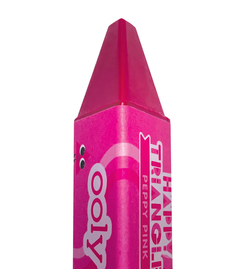 Ooly Tuscher Og Farver>Farvekridt - 12 stk - Jumbo - Happy Triangles