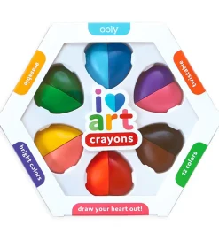 Ooly Tuscher Og Farver>Farvekridt - Drejelig - 12 Stk - Multifarvet