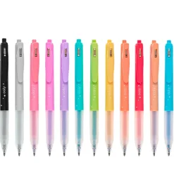 Ooly Tuscher Og Farver>Farvekuglepen - Gel - Oh My Glitter! - 12 Stk - Multifarve