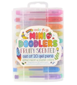 Ooly Tuscher Og Farver>Kuglepenne - 20 stk - Gel - Mini Doodlers - Multifarvet