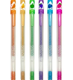 Ooly Tuscher Og Farver>Kuglepenne m. Frugtduft - Metallic - 6 stk - Yummy Yummy