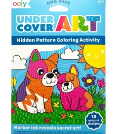Ooly Bøger|Malebog>Maleark - Undercover Art - 12 Stk. - Dog Days
