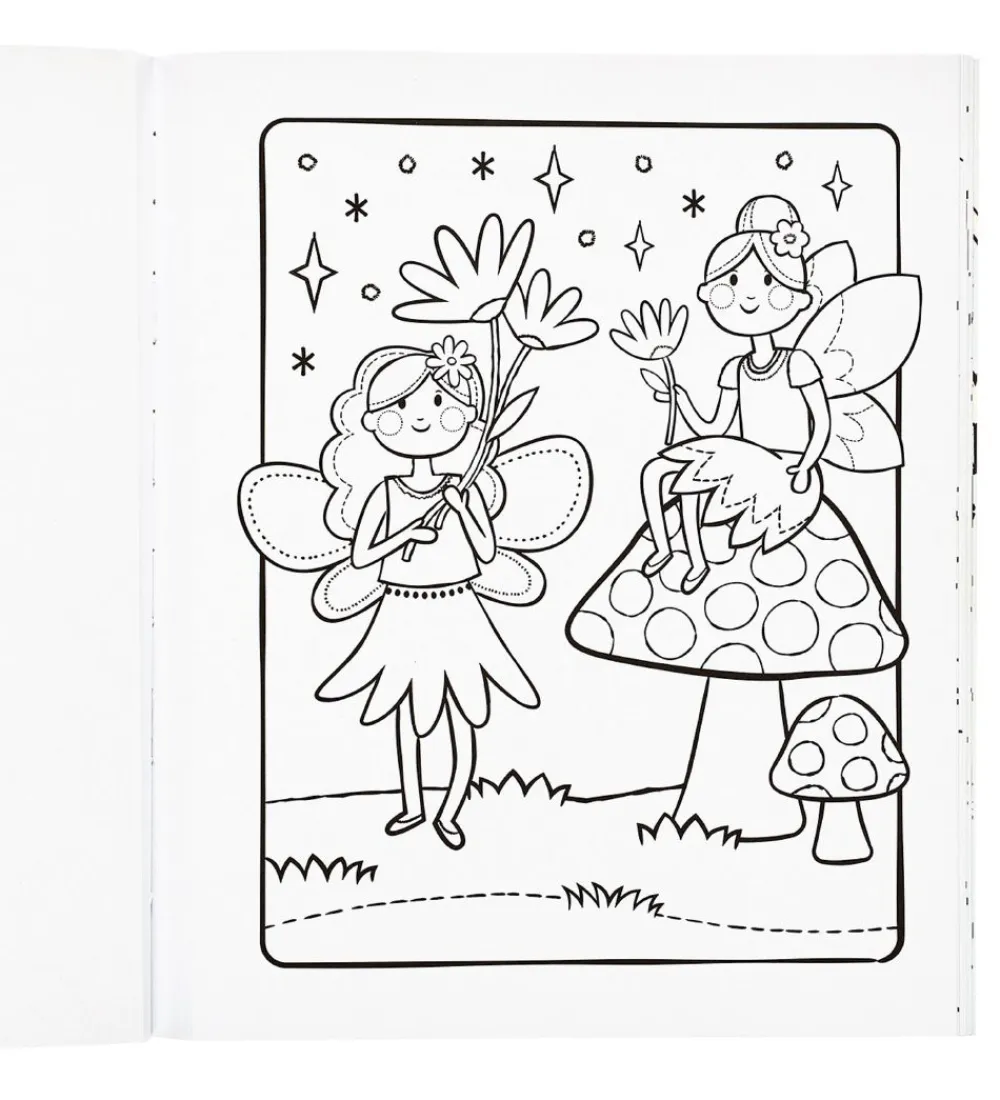 Ooly Malebog>Malebog - 31 sider - Princesses & Fairies