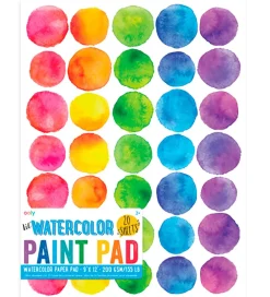 Ooly Maling|Malebog>Skitseblok Til Vandfarver - 20 Ark