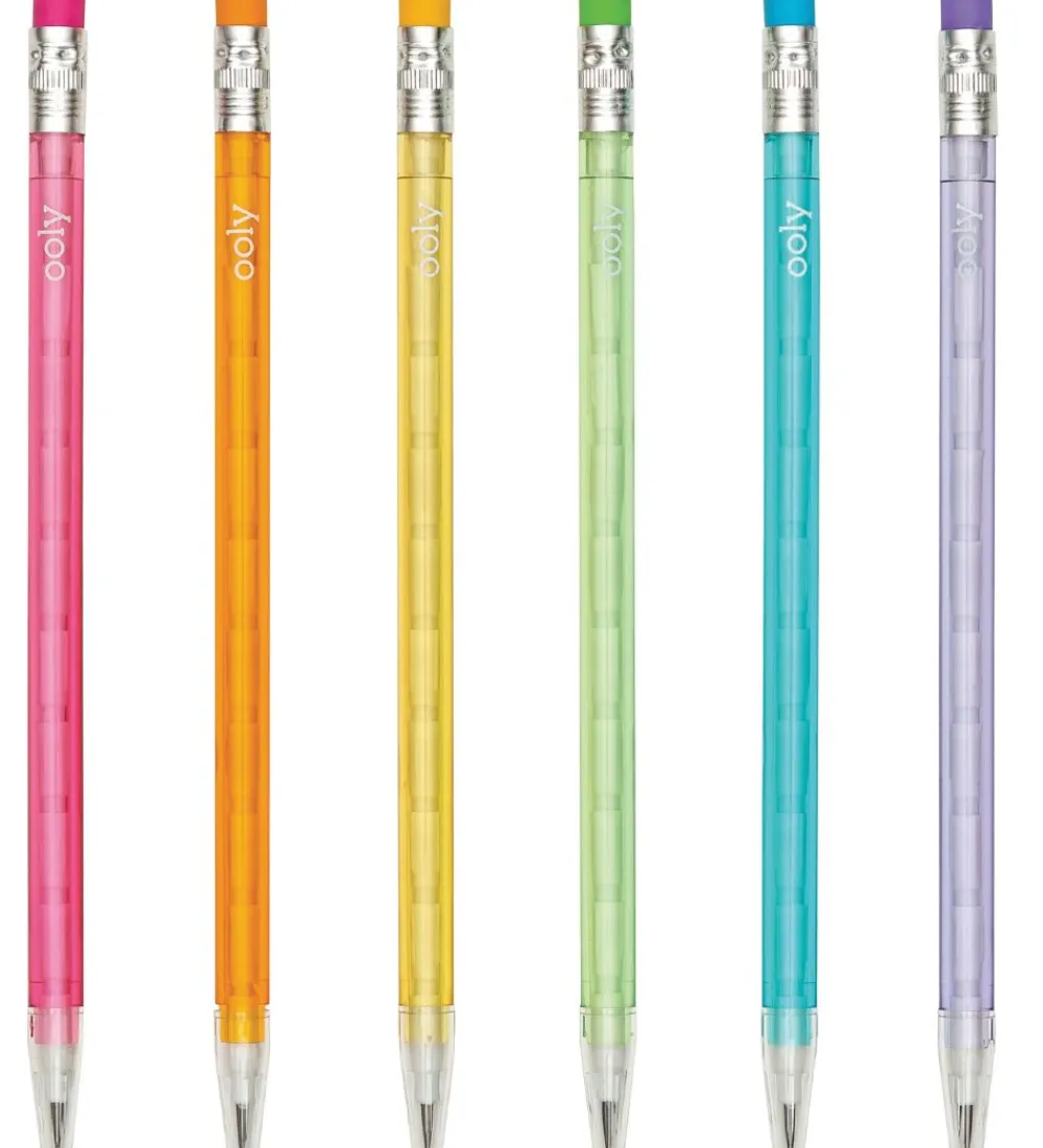 Ooly Tuscher Og Farver>Stiftblyanter - 6-pak - Stay Sharp - Multifarvet