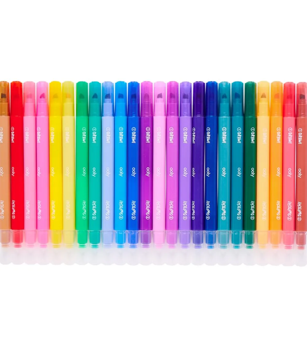 Ooly Tuscher Og Farver>Tuscher - 24 Stk - Color Changing Markers