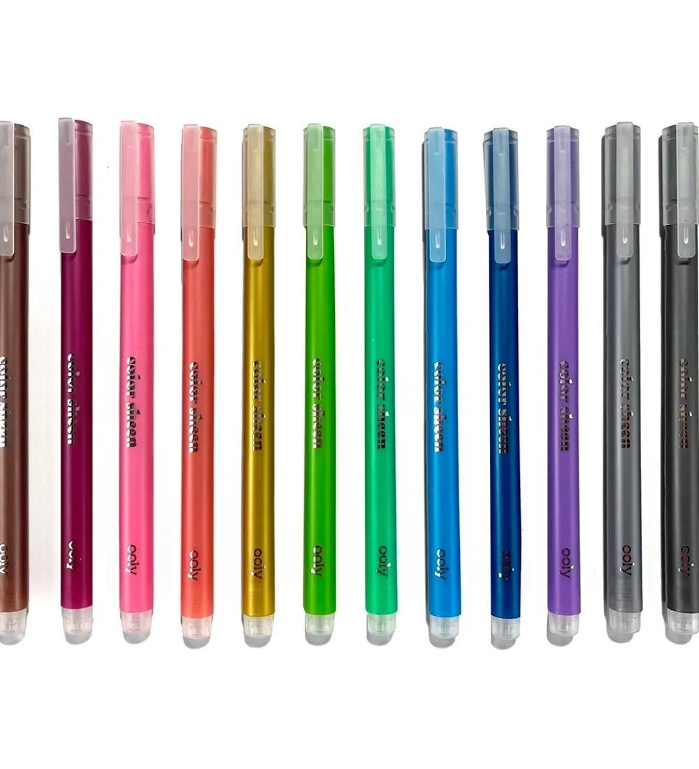 Ooly Tuscher Og Farver>Tuscher - Color Sheen Metallic Gel - 12 stk