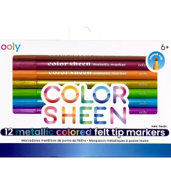 Ooly Tuscher Og Farver>Tuscher - Color Sheen Metallic - 12 stk