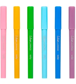 Ooly Tuscher Og Farver>Tusher - Silver Linings - 6 Stk - Multifarvet Sølv