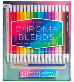 Ooly Tuscher Og Farver|Maling>Vandfarvepen - Chroma Blends - Genopfyldelige - 18 Stk - Mu