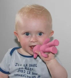 Oopsy Bideringe>Bidebamse - Naturgummi - Pink