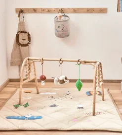 OYOY Babylegetøj|Aktivitetsstativer>Aktivitetstæppe - Quiltet - Forest Activity Blanket