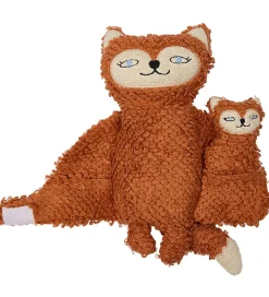OYOY Bamser>Bamse - Frida & Baby Felix Fox - Caramel