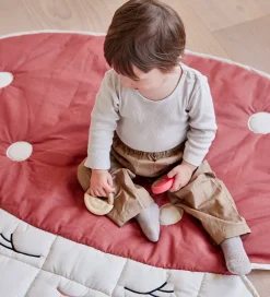 OYOY Bideringe>Bidering - Rainbow Teether - 2-pak - Cherry Red/Vanilla