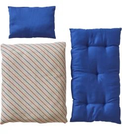 OYOY Dukker Og Tilbehør>Dukkesengetøj m. Madras - Stribet - Blue