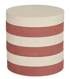 OYOY Tumledyr|Motorisk Legetøj>Skammel - Iro - 28x28 cm - Vanilla/Nutmeg