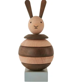 OYOY Stablelegetøj>Stabletårn - Kanin - Nature/Dark