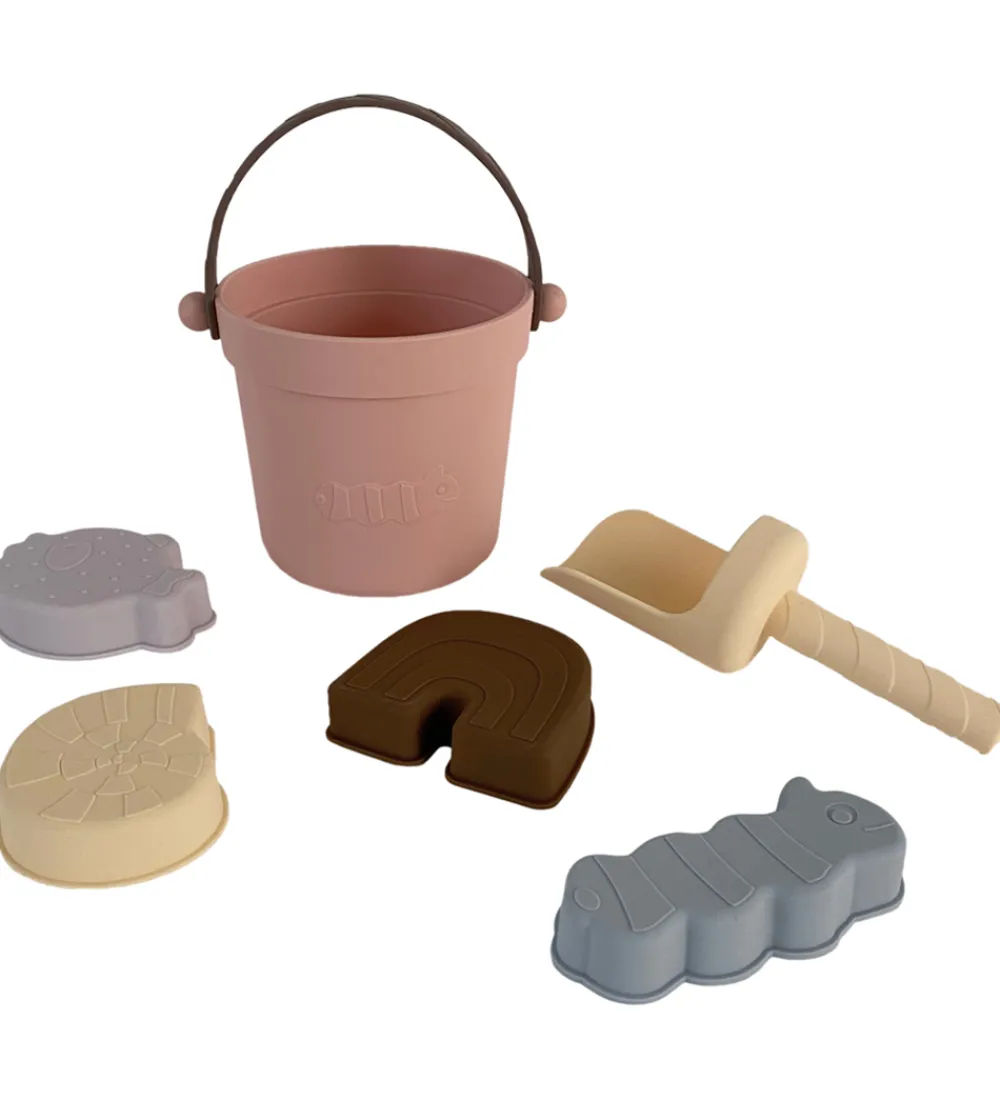 OYOY Udeleg Og Udendørs Legetøj|Strandlegetøj>Strandsæt - 6 Dele - Leo - Coral