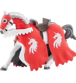 Papo Figurer>Hest Af Enhjørningeridder m. Spyd - H: 14,5 cm