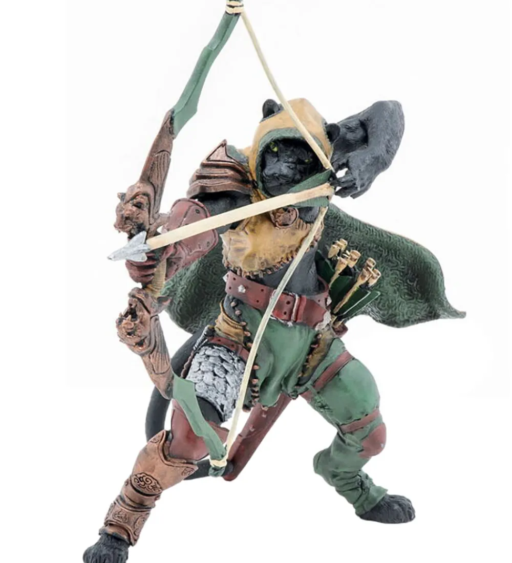Papo Figurer>Mutant Panter m. Bue Og Pil - H: 12 cm