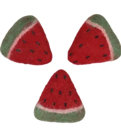 Papoose Legemad|Legekøkken Og Legemøbel>Legemad - 3 stk. - Uld - Vandmelon