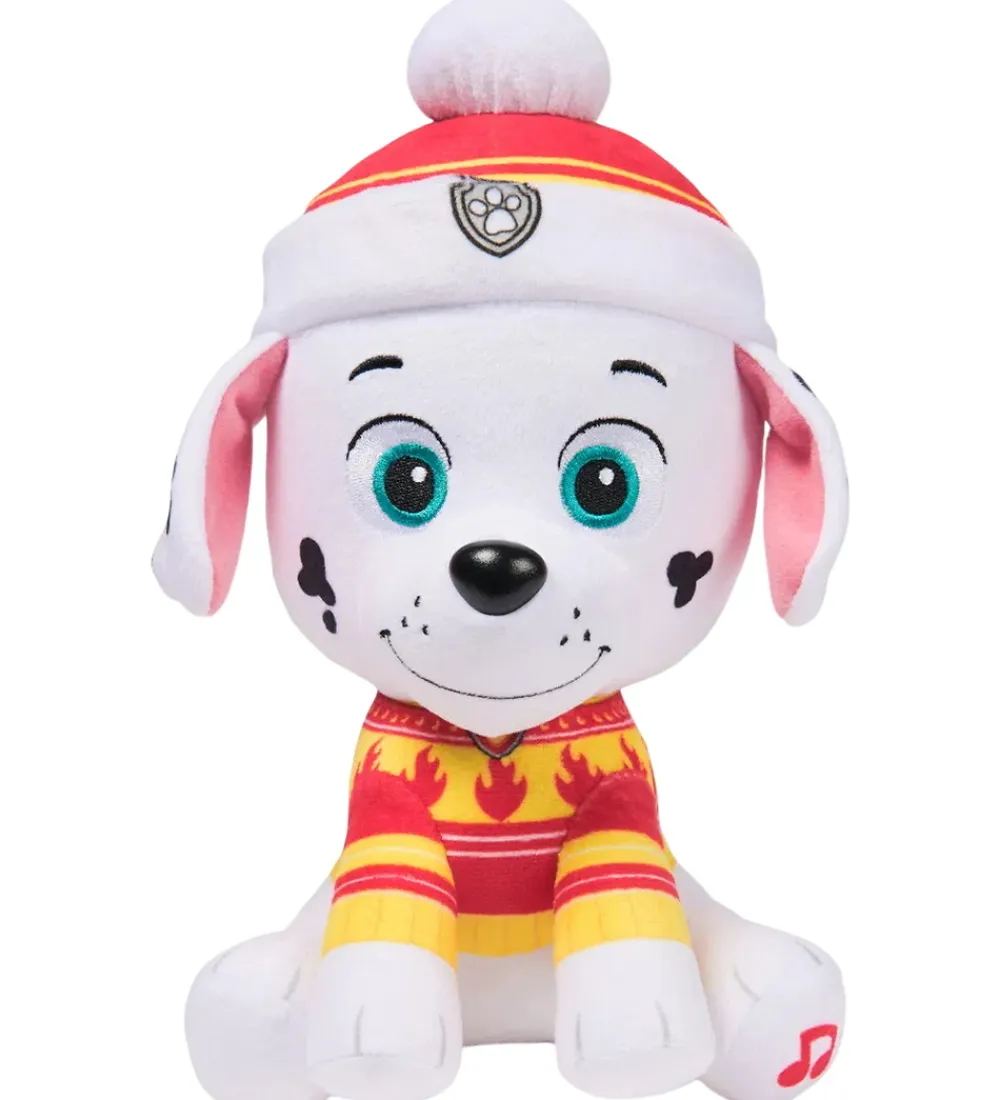 Paw Patrol Bamser>Bamse m. Musik - Holiday Music - 20 cm - Marshall