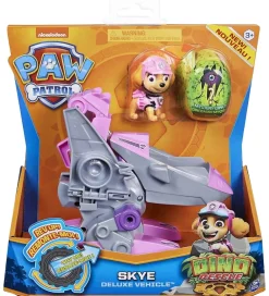 Paw Patrol Figurer|Biler, Tog Og Køretøjer>Legetøjsbil - Dino Rescue - Skye