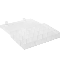 Pearl N Fun Perler>Opbevaringsboks Til Perler - 34,5x21,5 cm - 28 Rum