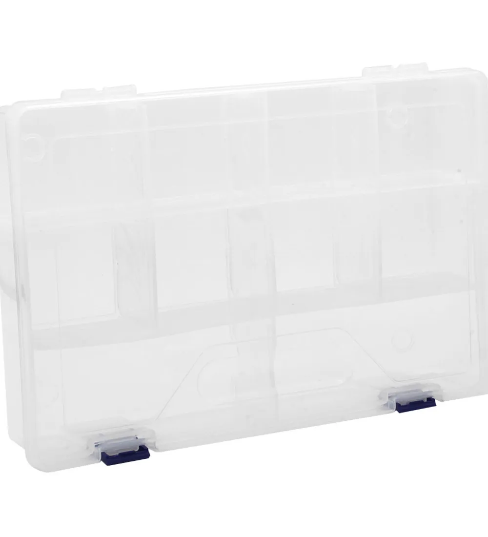 Pearl N Fun Perler>Opbevaringsboks Til Perler - 30x20 cm - 10 Rum