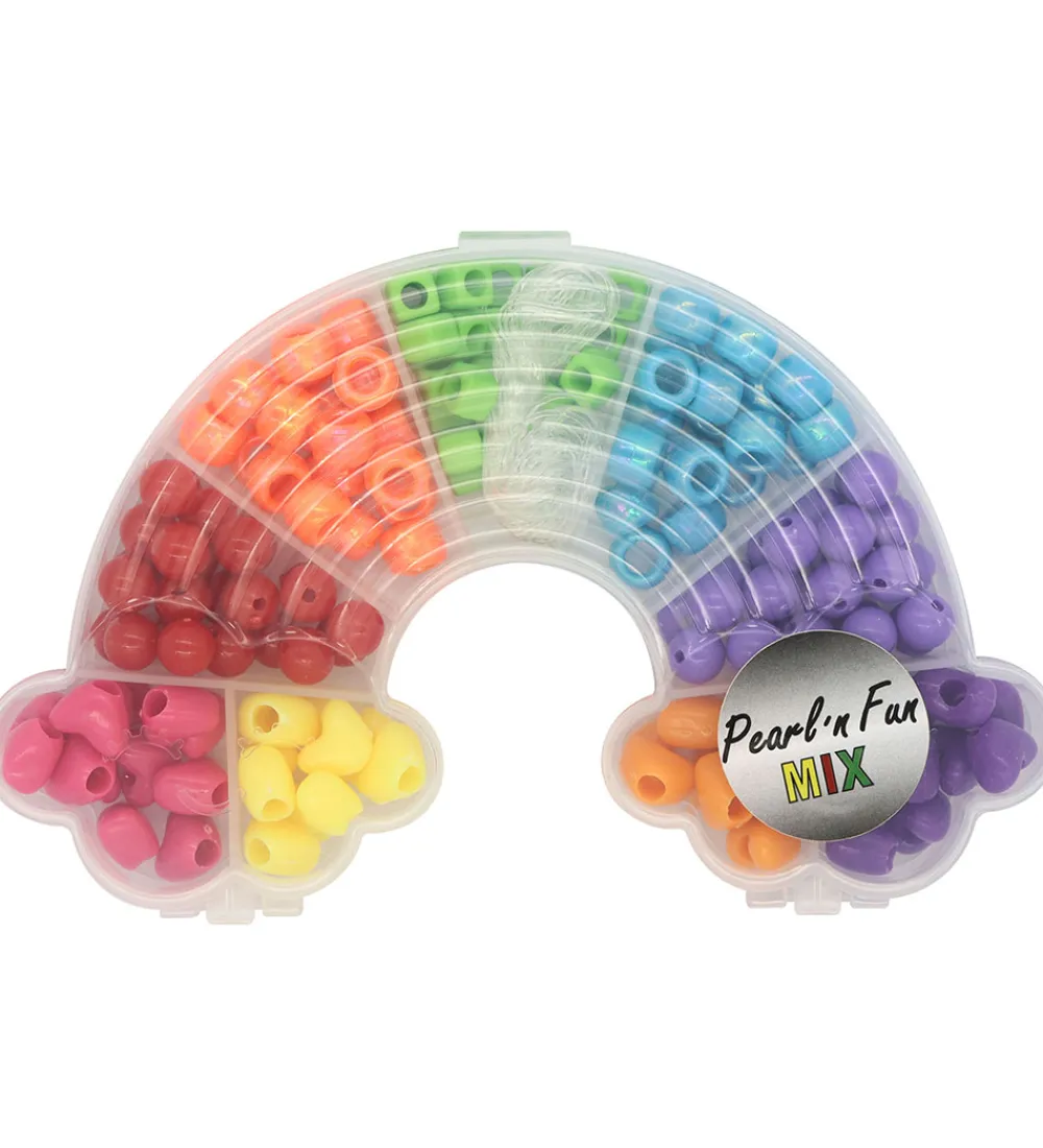 Pearl N Fun Perler>Perler - Smykkesæt - Regnbue