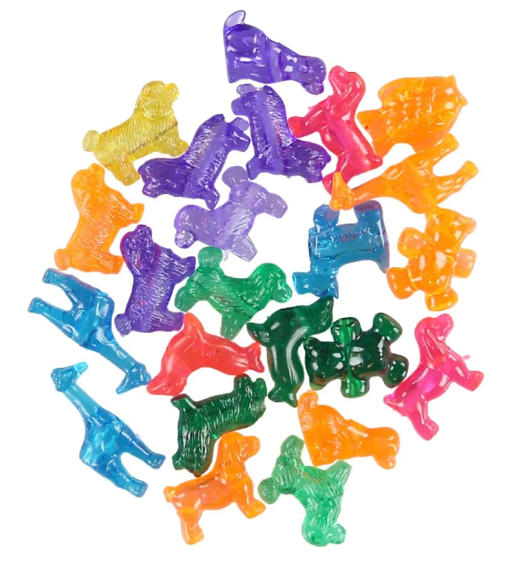 Pearl N Fun Perler>Pearl'n Fun Perler - Dyr - 1000 gram - Transparent