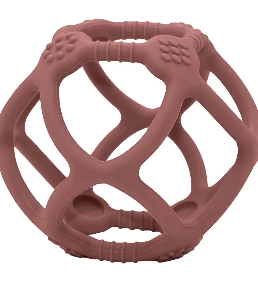 Petit Monkey Bideringe>Bidebold - Silikone - Mahony Rose