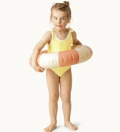 Petites Pommes Udeleg Og Udendørs Legetøj|Baderinge>Badering - 60 cm - Anna - Peach Daisy