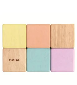PlanToys Stablelegetøj>Aktivitetsklodser - Pastel