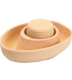 PlanToys Badelegetøj>Badelegetøj - Naturgummi - Speedbåd/Ubåd - Pastelorange