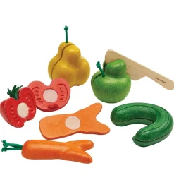 PlanToys Legemad>Frugt & Grøntsager - Multifarvet