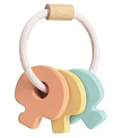 PlanToys Gribelegetøj>Rangle - Nøgle - Pastel
