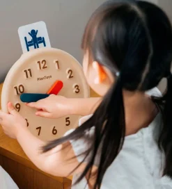 PlanToys Trælegetøj|Spil>Trælegetøj - Lær Klokken - Træ
