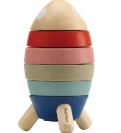 PlanToys Stablelegetøj>Trælegetøj - Stableraket - 11 Dele