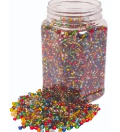 Playbox Perler>Perler - Glasperler Indfarvet - 4 mm - 500 g