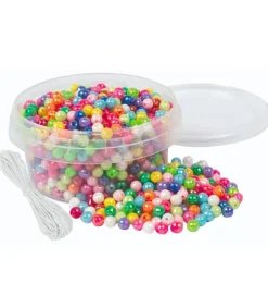 Playbox Perler>Perler - Små Glimmer Perler - 6 mm - 700 Stk