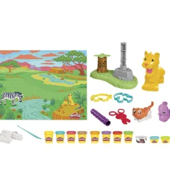 Play-Doh Modellervoks>Modellervoks - Growin' Mane Lion And Friends